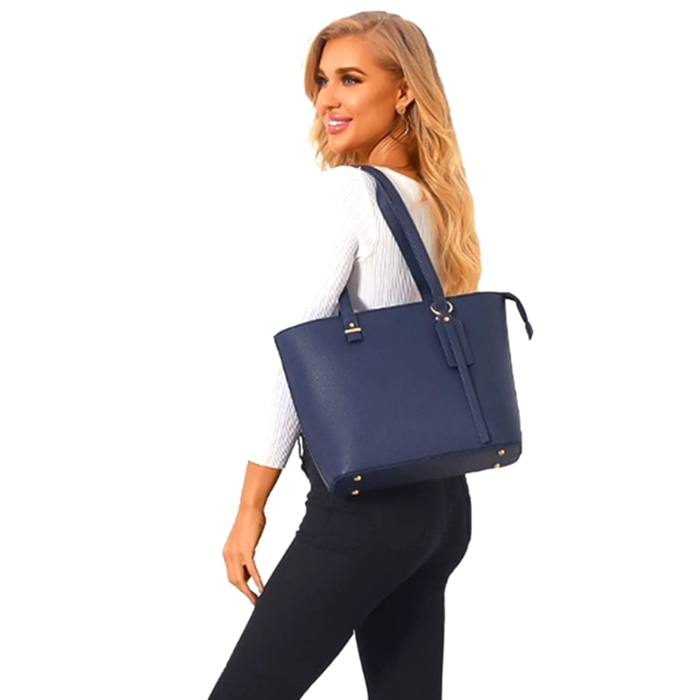 Joseko Blue Satchel with wristlet